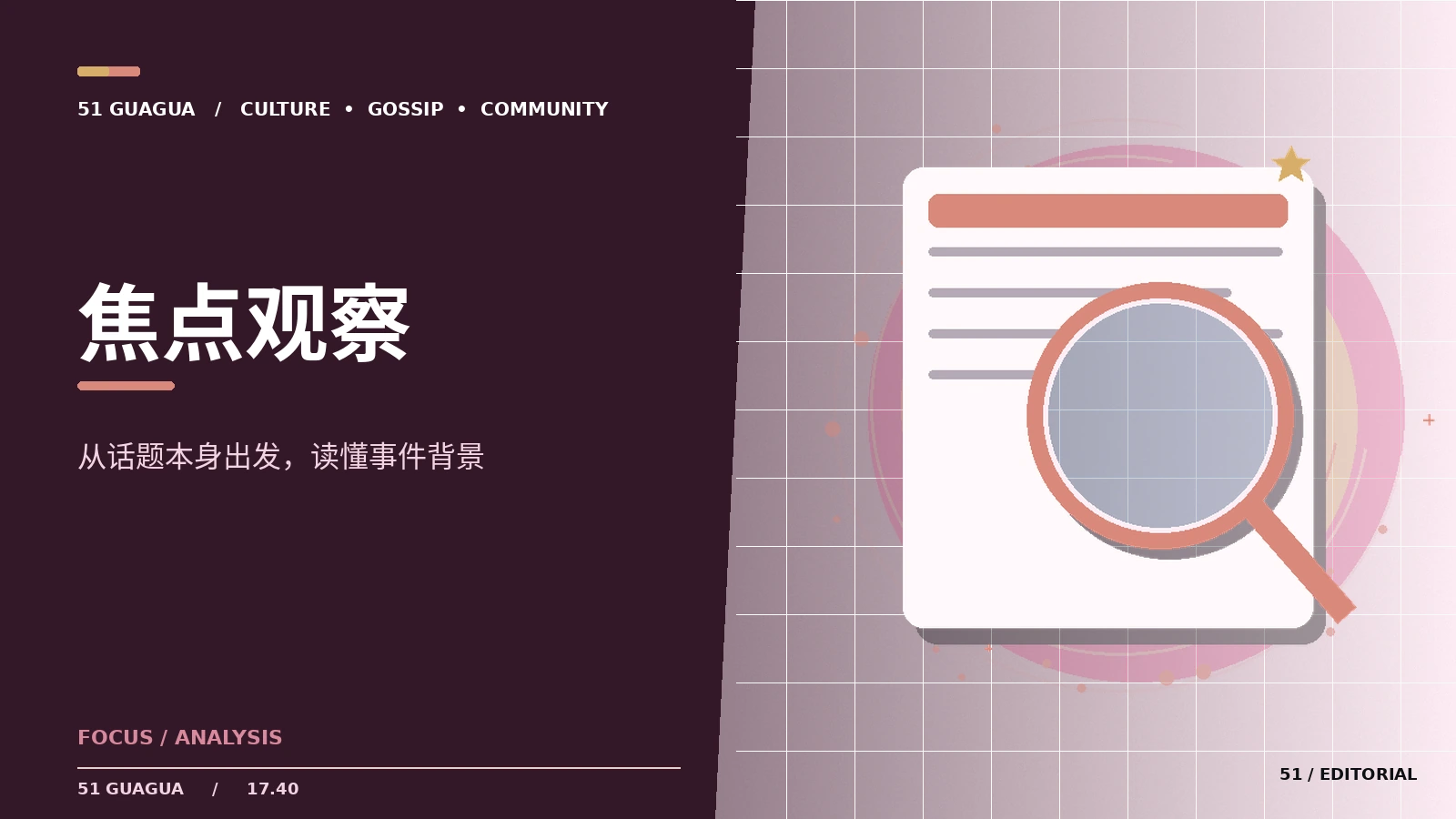 焦点观察